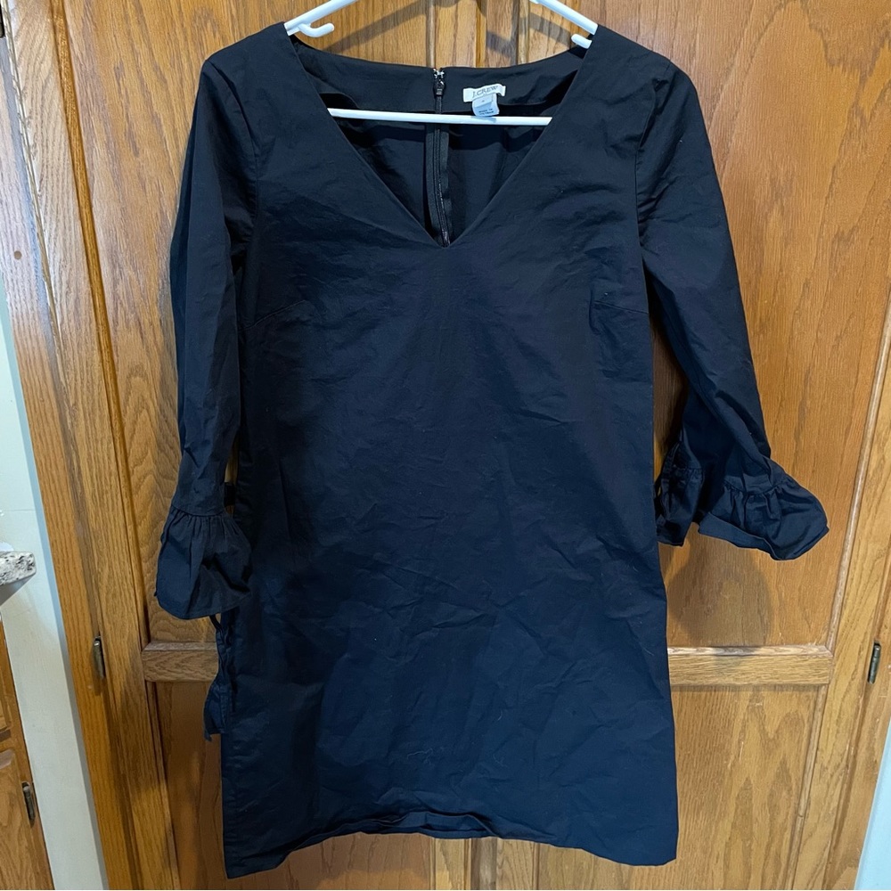 J Crew Ruffle Tie Dress - Picture 2 of 5